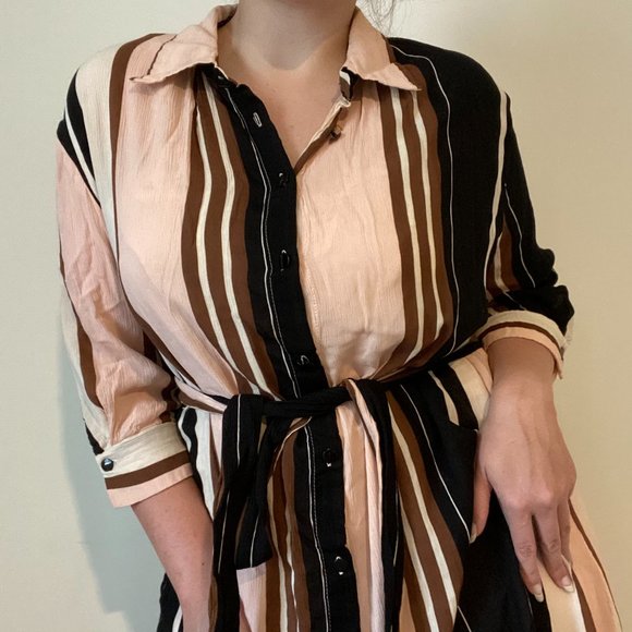 ZARA || RETRO STYLE SHIFT DRESS - Picture 7 of 10